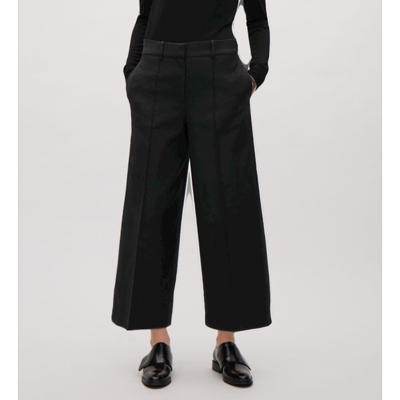 COS WIDE-LEG PANTS BLACK size 6 - Picture 4 of 15